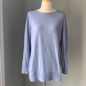 LOFT boatneck tunic sweater